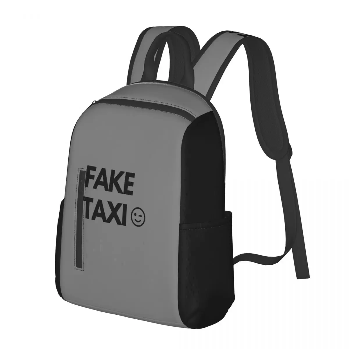 I'M The Fake Taxi Driver (3) Student Backpack School Bag Hiking Travel Daypack for Boys Girls Bookbag Shoulder Bags