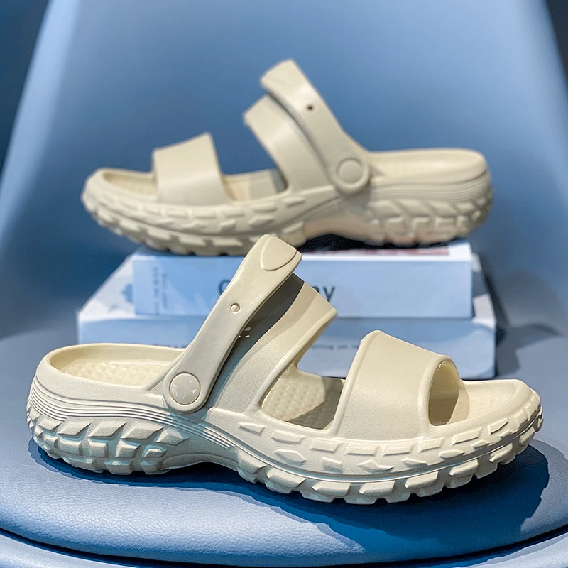 

2025New Comfortable Casual Sandals for Men, Outdoor Wear, Non-Slip Soft SoleEVAHigh-Quality Summer Open-Toe Sandals