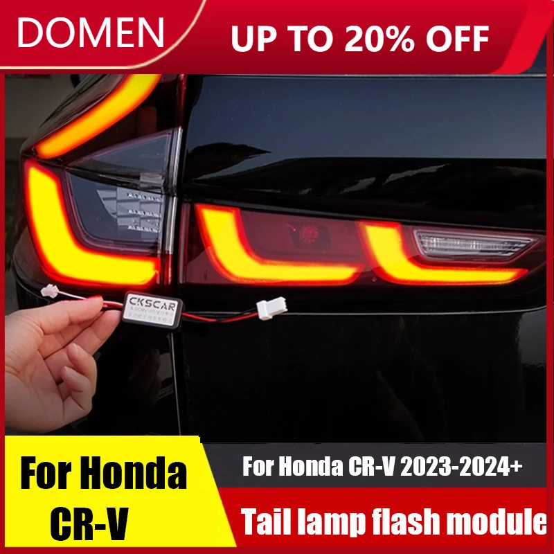 

Для Honda CR-V 2023 2024, взрывной мигающий дыхательный задний фонарь, модифицированный специальной светодиодный задний фонарь для навигационного освещения