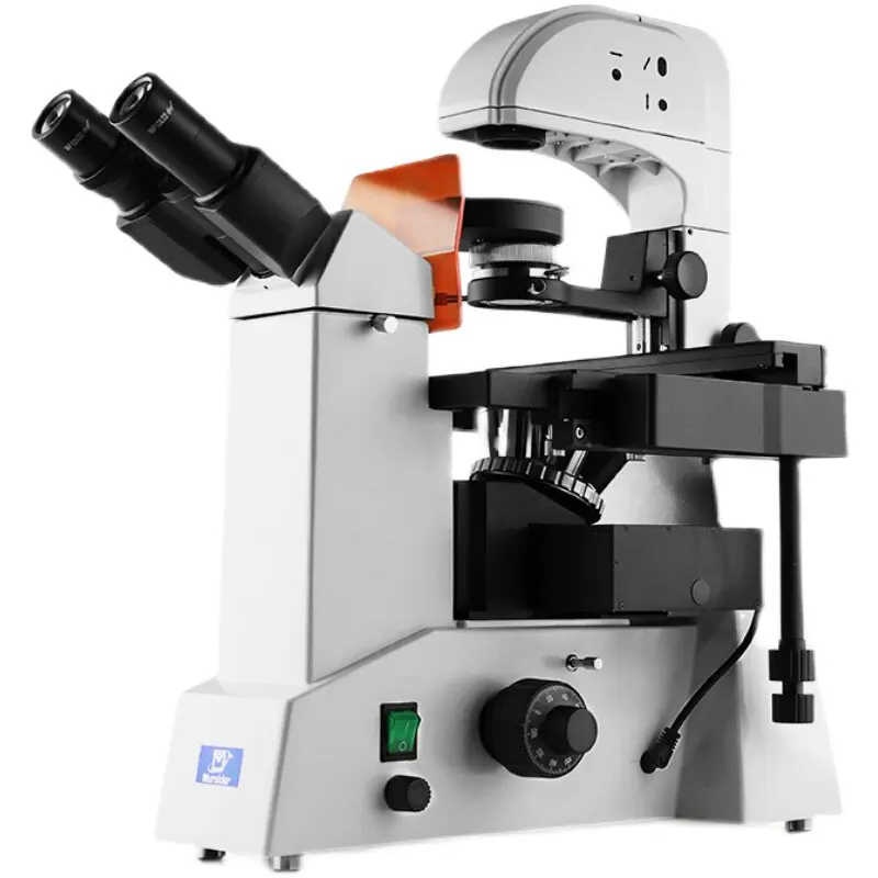 High Definition Trinocular Infinity Inverted LED Fluorescence Phase Contrast Microscope