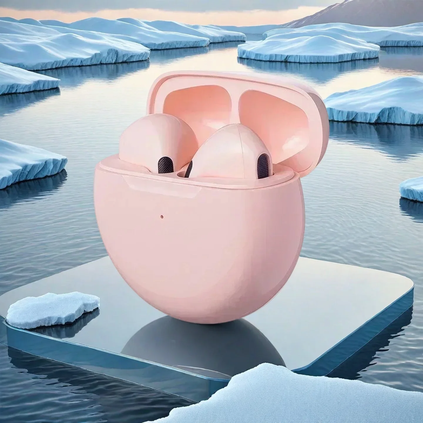 Pro 6 TWS Bluetooth イヤホンワイヤレス Bluetooth ヘッドセットノイズキャンセリングイヤホンマイク付き Pro6 ワイヤレスヘッドフォン