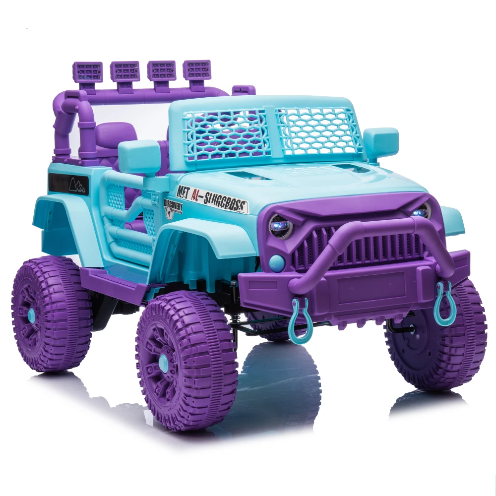 24V Kids Ride On Car W/Parents Remote Control,,Four Wheel Suspension,Adjustable speed,Safety Belt for Kids Aged 3+