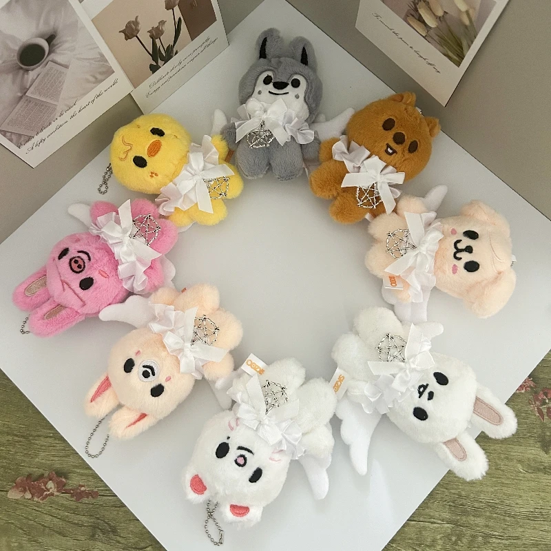 جديد SKZOO ألعاب من نسيج مخملي المفاتيح لطيف الضالة الاطفال ألعاب من نسيج مخملي قلادة رفيق دمية حقيبة قلادة مهرجان الأطفال هدية #3