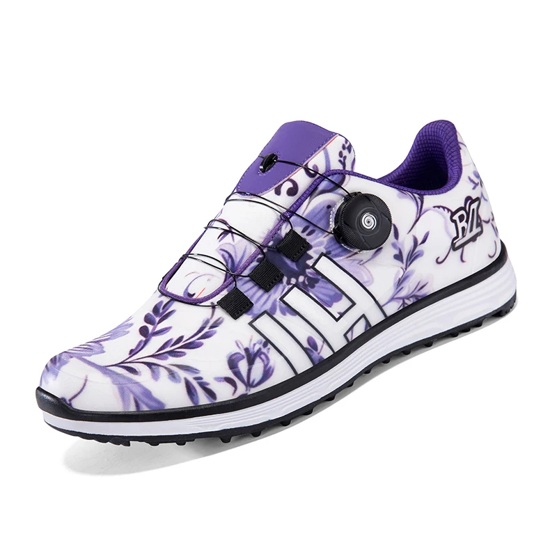 men's-white-waterproof-rotating-buckle-fitness-spikeless-non-slip-golf-golfer-training-golf-sneakers-women-couple-golf-shoes