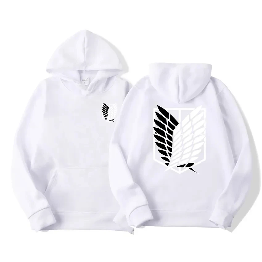 Fashion Sweatshirts Jogging Sportswear Japan Anime Attack on Titan Men Hoodies Spring Autumn Hip Hop Casual Pullover Top Hoodie