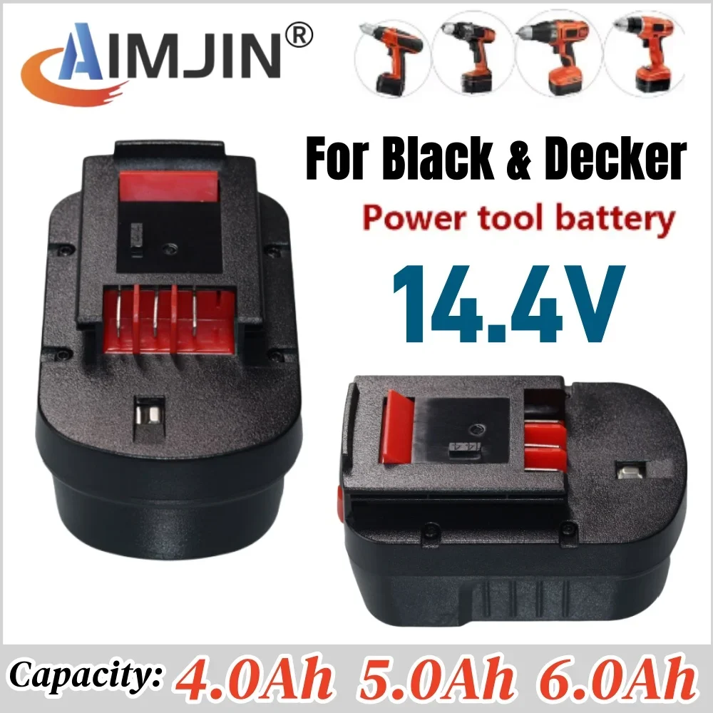 

14.4V 4000/5000/6000mAh rechargeable battery suitable for Black&Decker 14.4V wireless power tools FSB14 FS140BX 499936-34