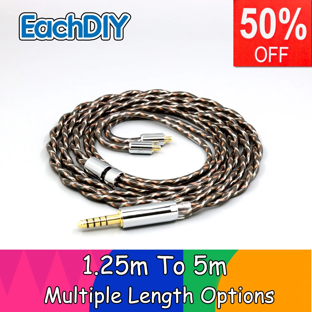 

TypeX 25AWG Litz Shielding 7n OCC Earphone Cable For 1695Ti Acoustune HS1655CU LN008912