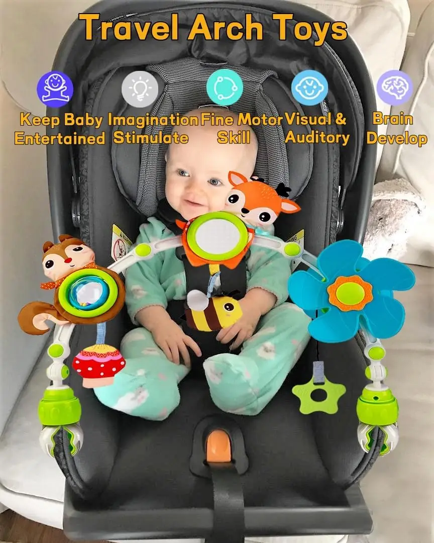 Baby Kinderwagen Bogen Mobile Einstellbare Musical Cirb Mobile Spielzeug  Vielseitige Aktivitt Spielzeug Bar fr Baby Bouncer Infant Auto Sitz  Spielzeug - AliExpress 26