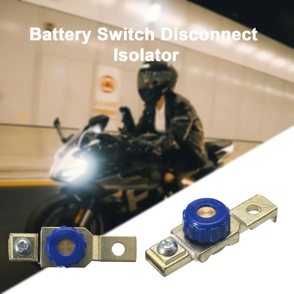 Universal Battery Disconnect Isolator DC12V 80A Anti-leakage Car Battery Terminal Link Quick Cut-off Switch Motorcycle Accessori