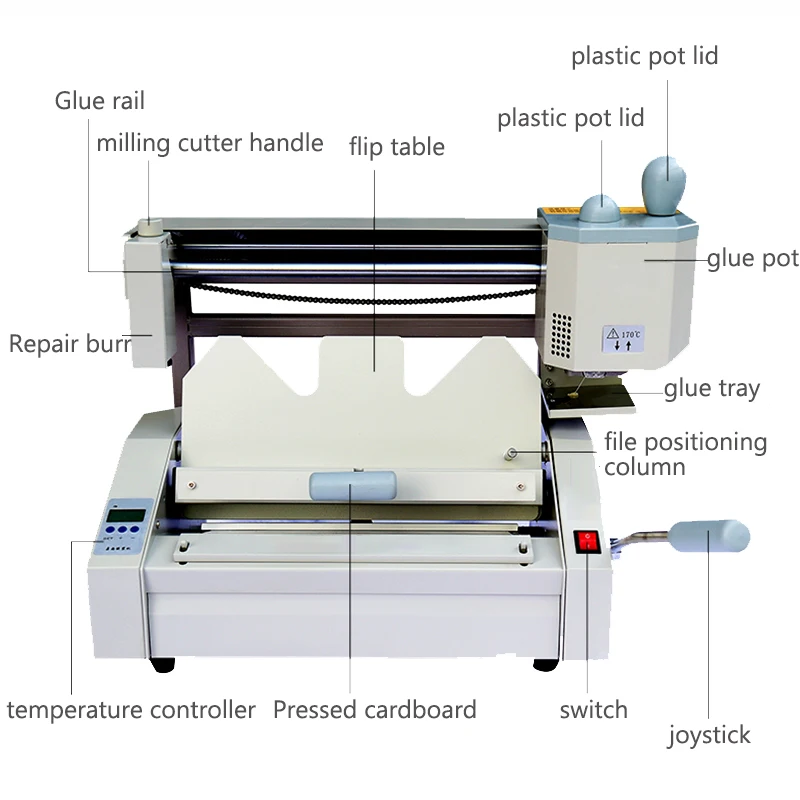 DC-30 + A4 Беспроводная машина для склеивания клея, машина для сгибания, резак для бумаги, машина для склеивания книг, термоплавкий маленький клей