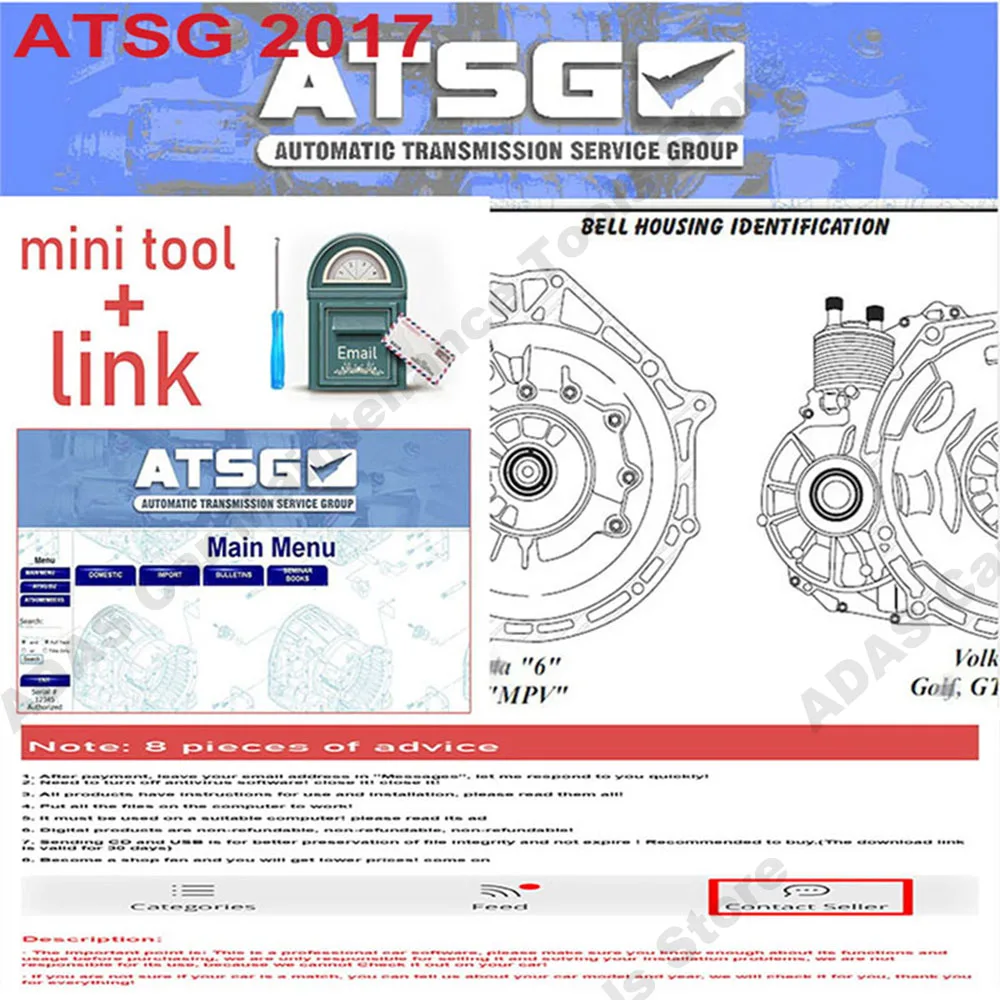 Logiciel ATSG 2017, manuel de réparation du groupe de services des transmissions automatiques, diagnostic, outil automobile, détection des pannes
