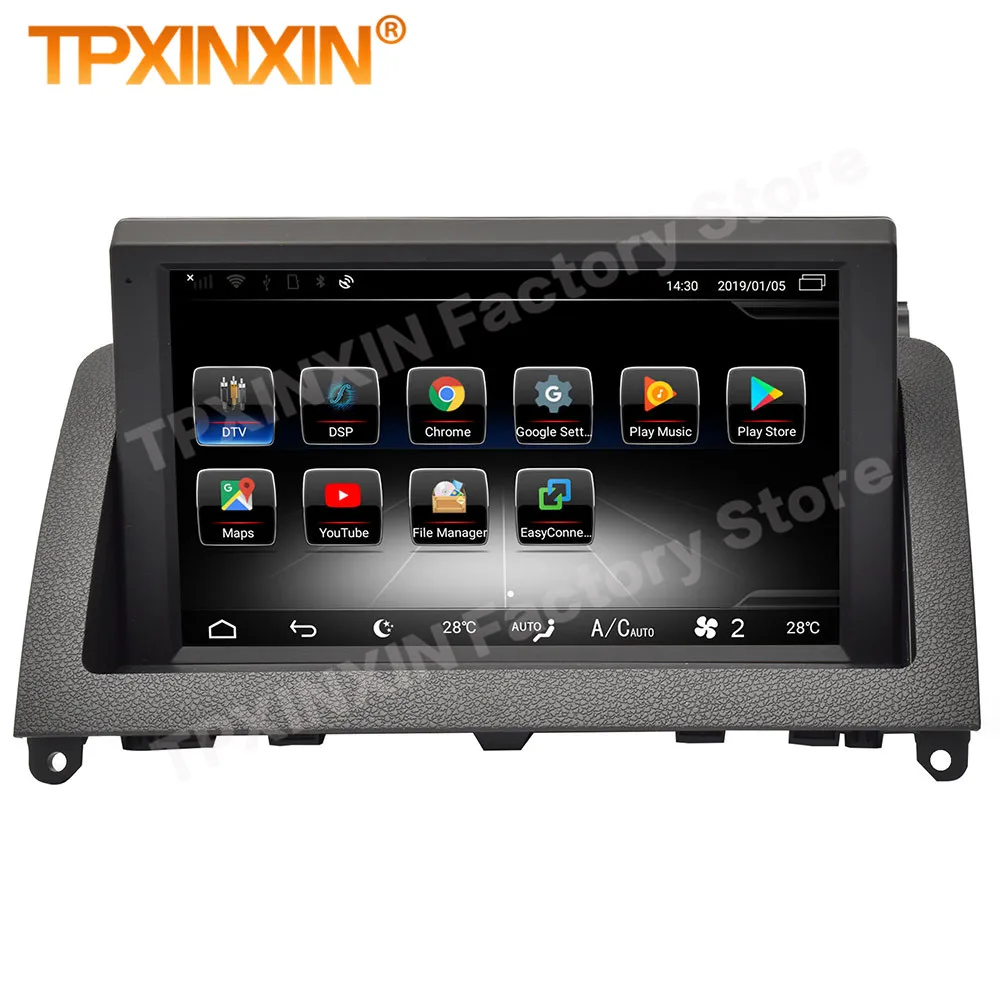 Car Radio With Android Screen For Mecerdes Benz C W204 2007 2008 2009 2010 2011 Intelligent System GPS Navi Autostereo Head Unit