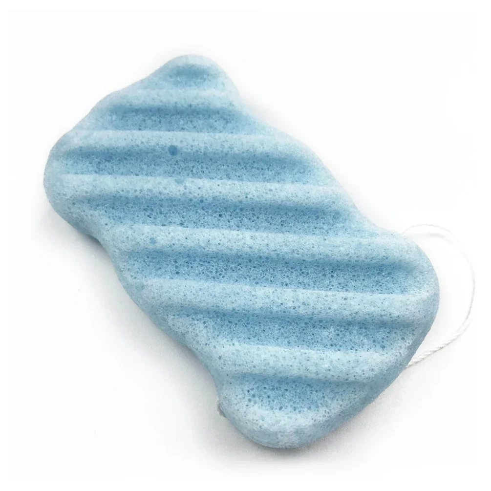 1/12 個半球形天然こんにゃくスポンジ化粧パフフェイスクリーニングスポンジ洗顔フラッターメイクアップツール