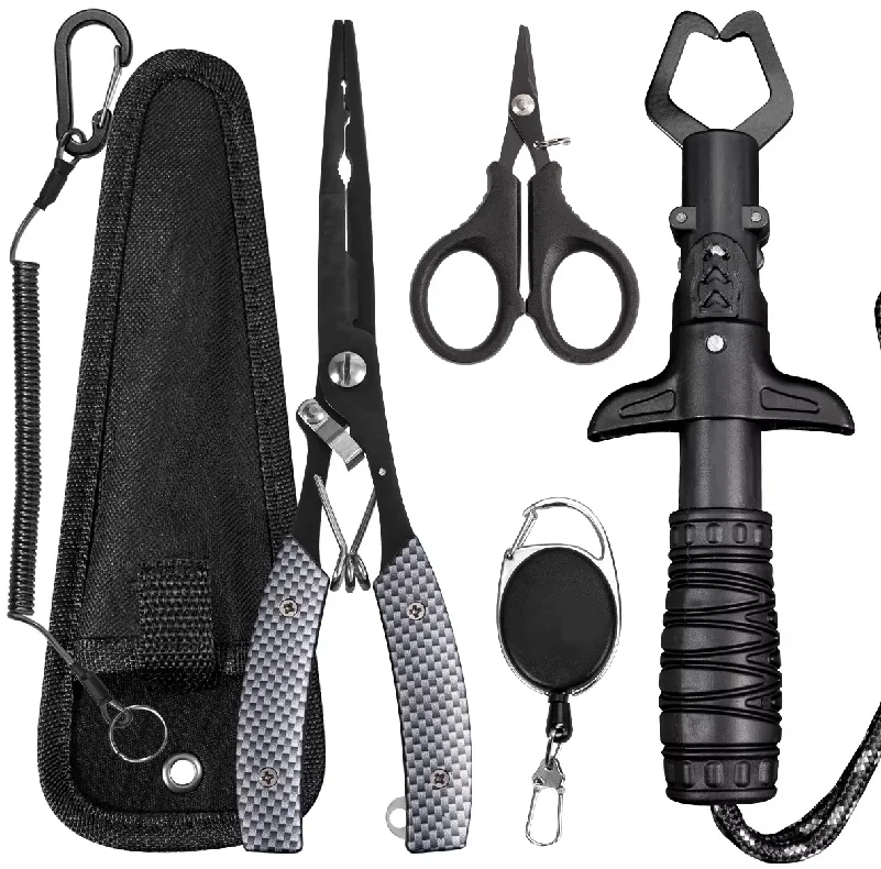 Multifunctional Fishing Accessories: Stainless Steel Fishing Pliers, Seawater-Resistant, Outdoor Fishing Tools, Men's Gifts