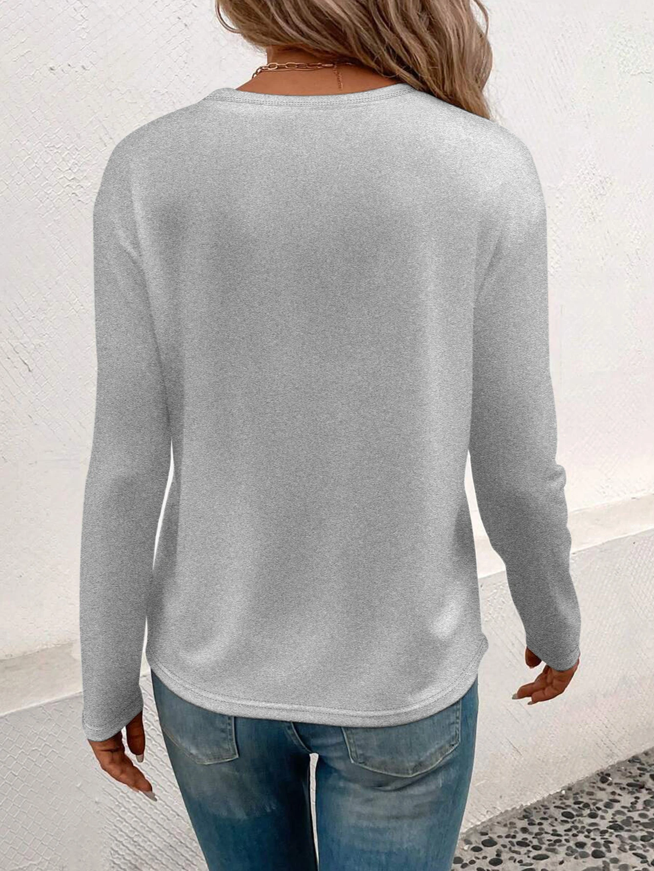 Printed pattern women's round neck T-shirt, casual T-shirt, regular fit, machine washable, all-season versatile, 100% polyester