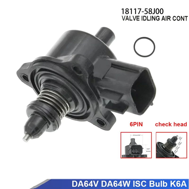 Idle Speed Control Valve 18117-58J00 For Suzuki Wagon R MH21S MR Wagon MF22S MG22S Carry DA63T Scrum DG64V 18117-67H10-A91R