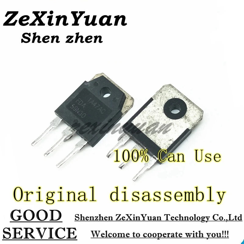 10PCS/LOT FDA59N30 59N30  59A 300V TO-247 Original disassembly