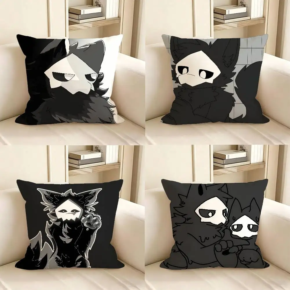 1pc C-Changed Puro Game Cute Pillow Case Fashion Square Pillowcase Bedroom Sofa Room Ins Decoration Leisure