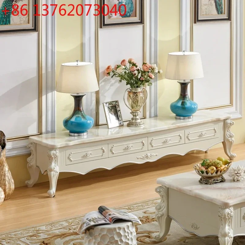 Nordischer Niedlicher Weißer TV-Schrank Wohnzimmer Moderner Luxus Freistehender Fernsehschrank Aufbewahrungsschrank Hausmöbel