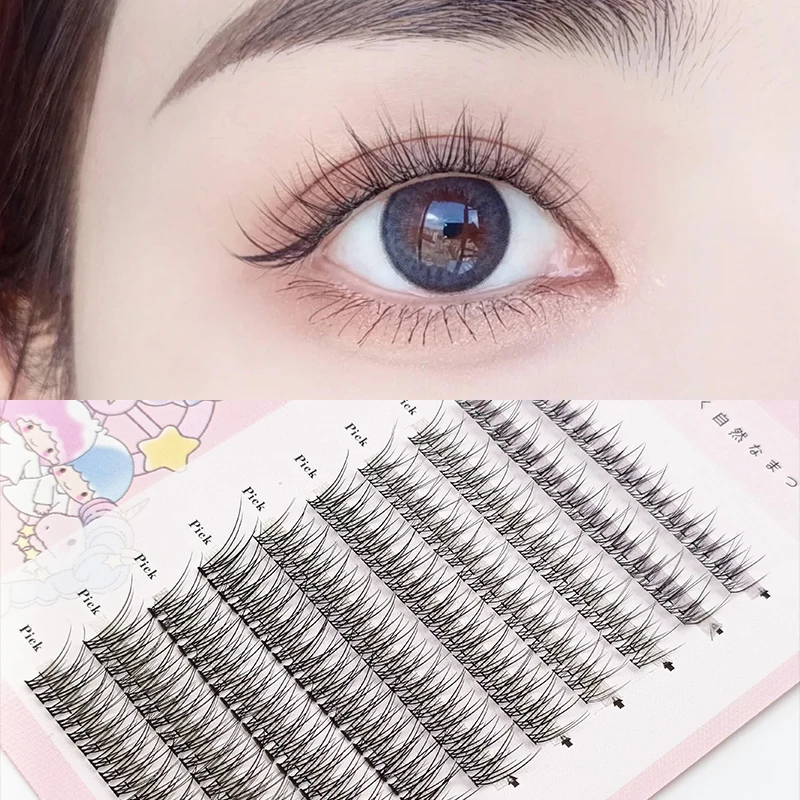 3D New Spikes Eyelashes Fishtail Cluster Eyelashes Personality Eyelash Extension Eyelashes Bundle Professional False Eyelashes