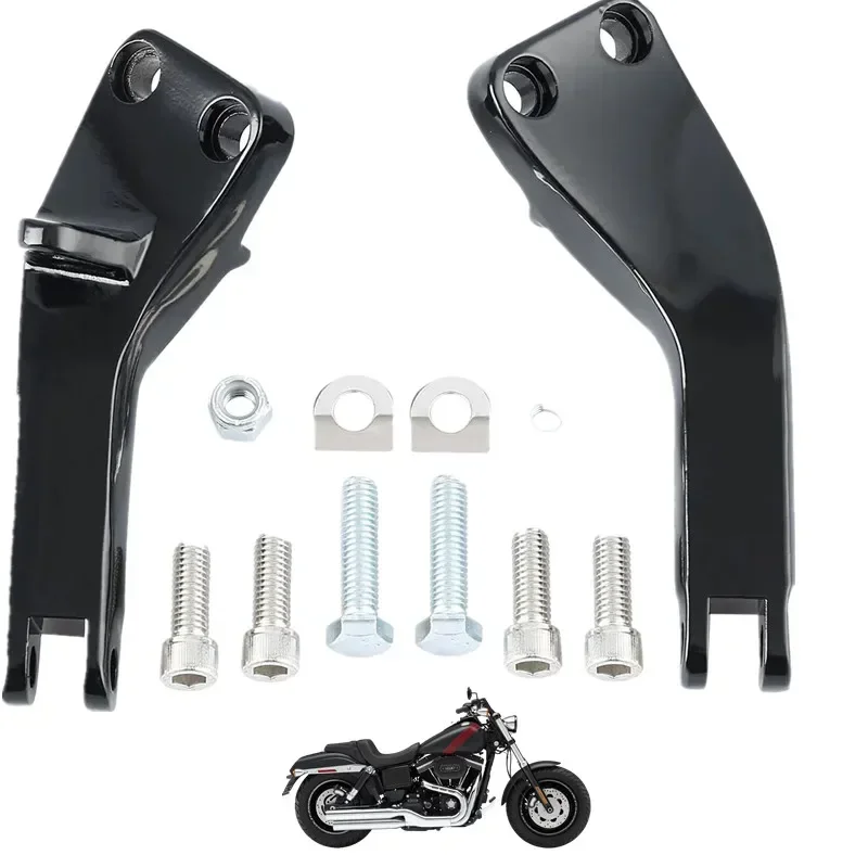 

For Harley Dyna Super Low Glide FXDF 2006-2017 Passenger Motorcycle Parts Footrest Rear Footpeg Mounts