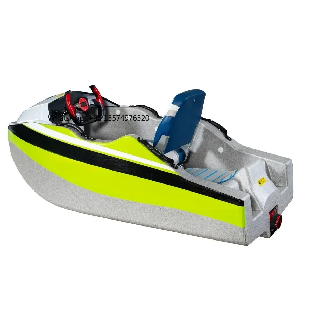 2026 Hot SellingGLOBAL TRADING WAVE Outdoor Camping Entertainment Leisure Electric Mini sping Jet Electric Boat Water Kart Boat
