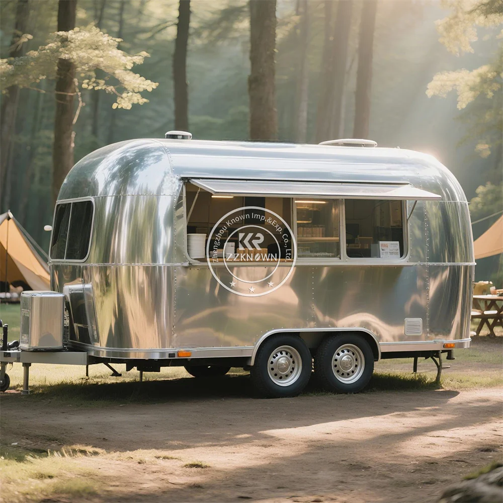 

Concession Food Truck Fully Equipped Street Restaurant Custom Pizza Ice Cream Cart Mobile Food Trailer With Full Kitchen