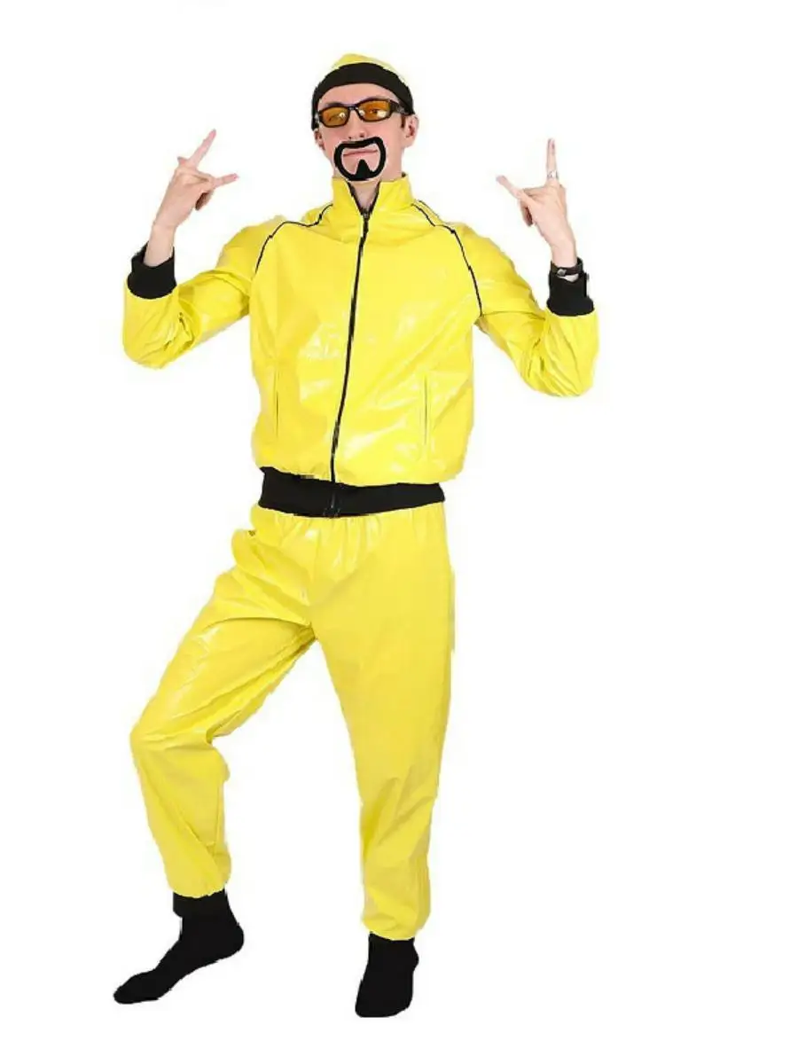 

New loween 90s Celebri Role-plang Leather iny Mirror Performance Costume Adult PU Material Ethnic Stage Outfit