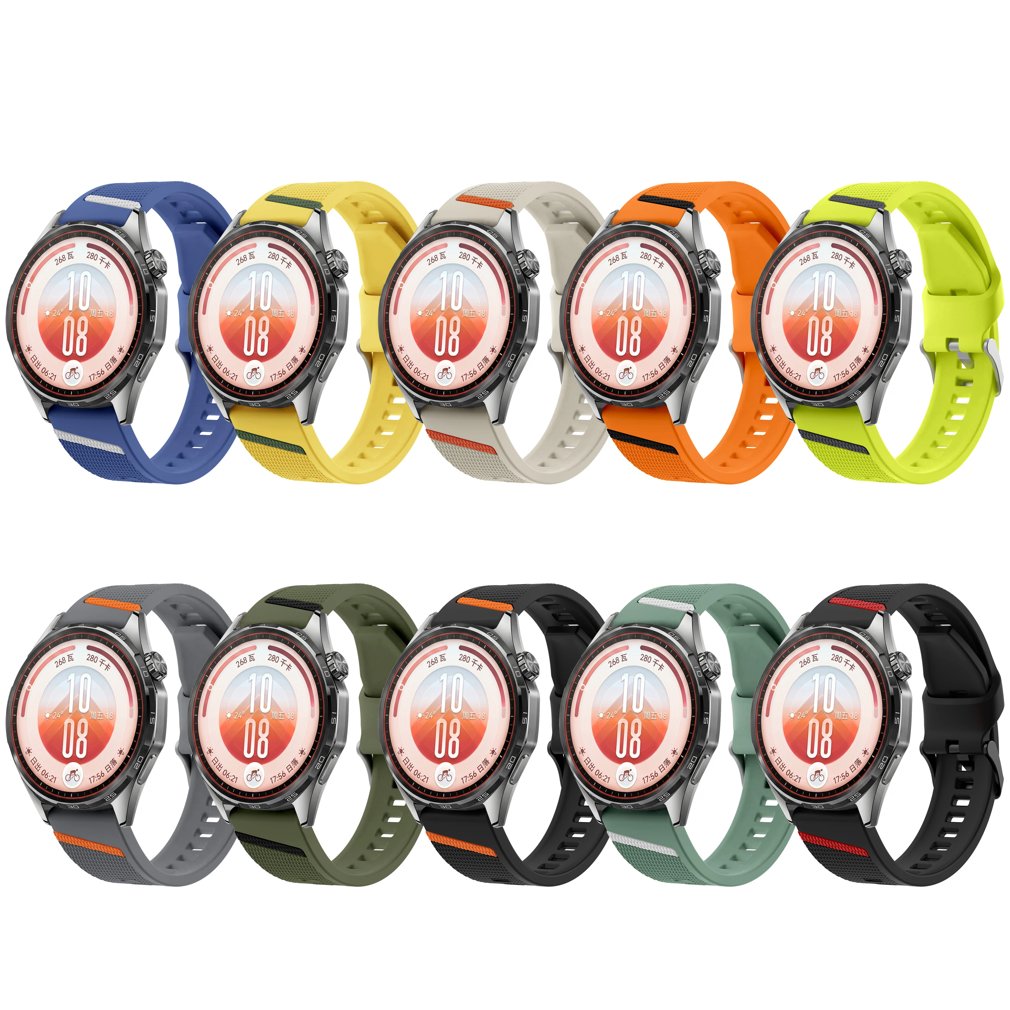 Original 1:1 Silicone Band For Huawei Watch GT 7 6 5 4 pro 46mm Sport Bracelet Correa HUAWEI Watch GT Runner 2 22mm Watch Strap view 6