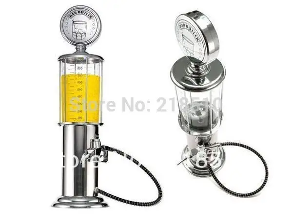 Special offer 900ml Antique Gas Style Pump Liquor Dispenser with Tarnish Resistant for Liquor Beverage