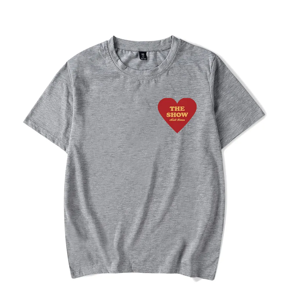 

Niall Horan Hello Lovers The Show Heart Merch T-Shirt Men and Woman Short Sleeve Women Funny T Shirt Unisex Harajuku Tops