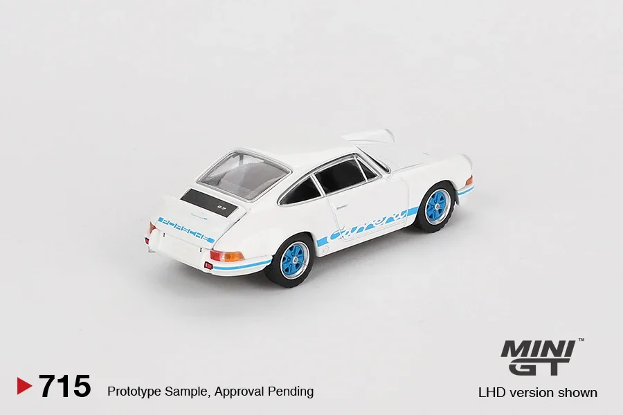 MINIGT 1:64  RS 2.7 Grand Prix White with Blue Livery Diecast Model Car