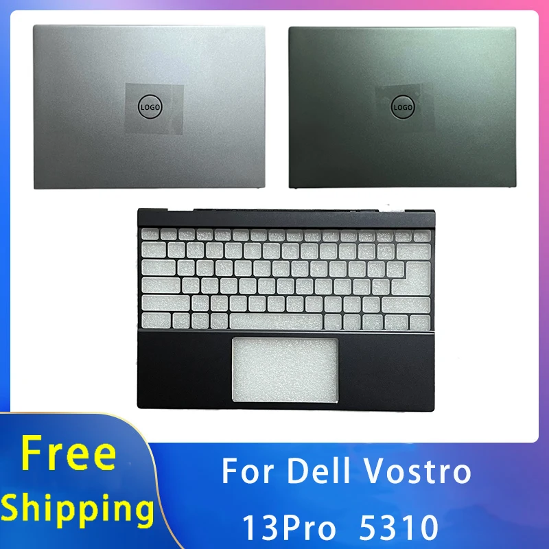 

Новинка для Dell Vostro 13Pro 5310; Сменные аксессуары для ноутбуков, задняя крышка ЖК/Упор для рук с логотипом 0KKHJJ, 0DJ66Y, 0WYT28