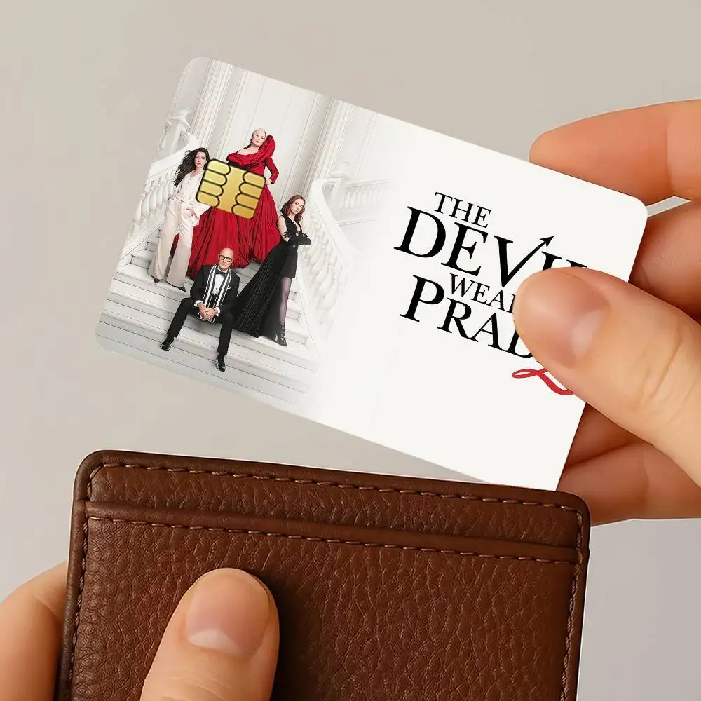 Movie The Devil Wears P-Pra-da-S 2 Credit Card Stickers Skin For Bank Bus Metro 4PCS Cover Film Gift