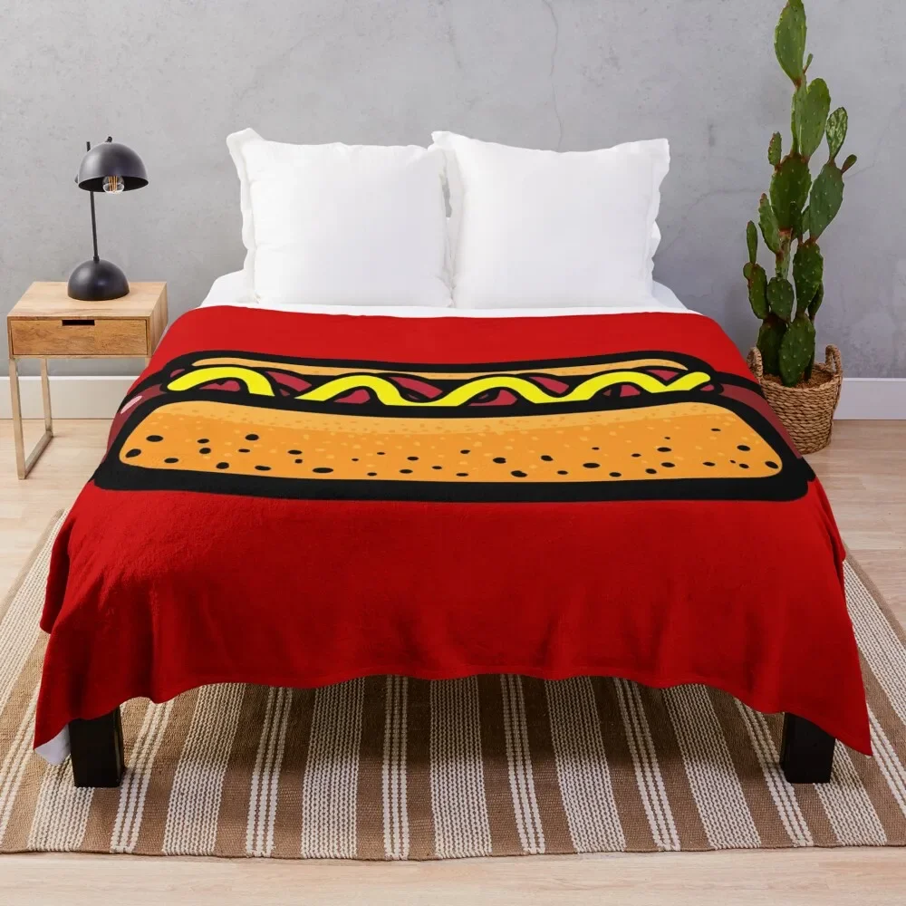 

Hot dog Throw Blanket Sleeping Bag sofa bed blankets ands Flannel Blankets