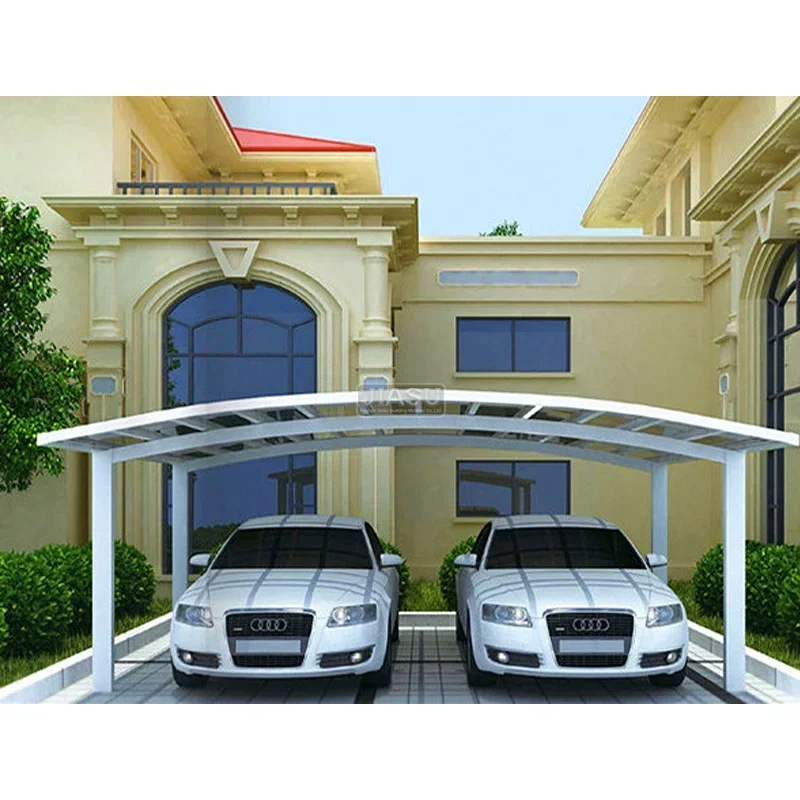 for Customized Mobile Carport  Arched Roof Aluminum Shelter Car Garage  Outdoor Parking Port Sun Shed Warehouse Pergola