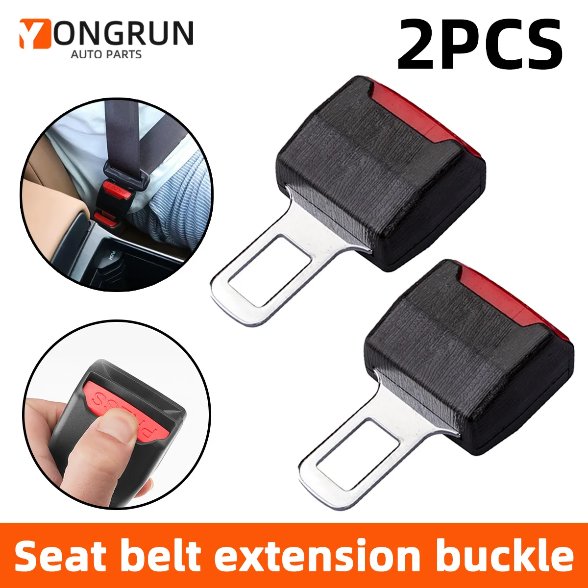 

YONGRUNC 2 шт. Удлинитель ремня безопасности, адаптер-зажим для ремня безопасности General Motors, удлинительная вставка-пряжка, автозапчасть