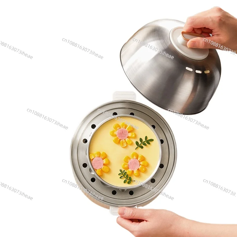 350W  Multi-layer Egg boiler Timed Breakfast Machine Dormitory Multifunctional Electric Steamer Automatic Power Off Kitchen Tool