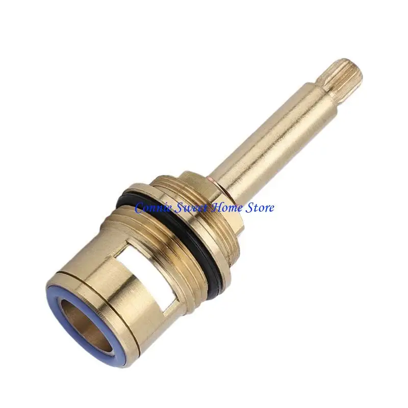 LXAF Drips Resistant Faucet Valves Replacement Brass Ceramic Stem Disc Cartridges