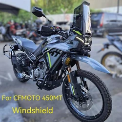 For CFMOTO 450MT 450 MT New Motorcycle Accessories Windshield Front Windshield 2023 2024 Longer and Wider Windshield