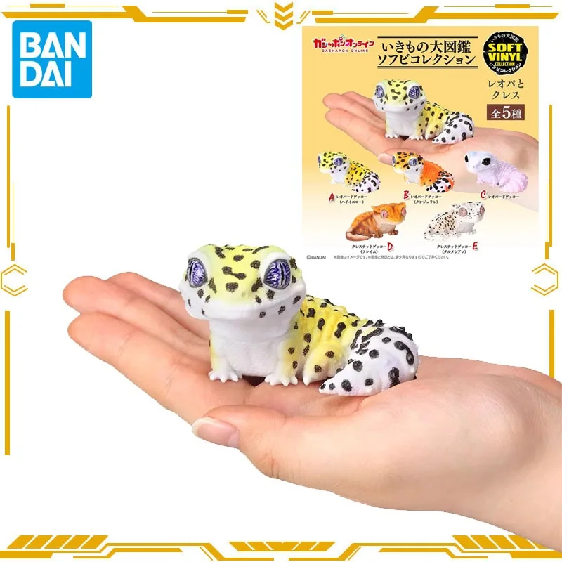 

Bandai Original Gashapon The Diversity of Life on Earth Guarding Корона Ящерица Фигурка Игрушки для мальчиков и девочек Подарок Коллекционная