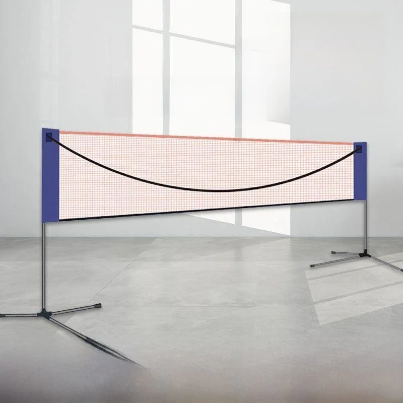 

Portable Standard Badminton Net Frame Indoor Outdoor Foldable Outdoor Shuttlecock Net Simple Design Training Equipment