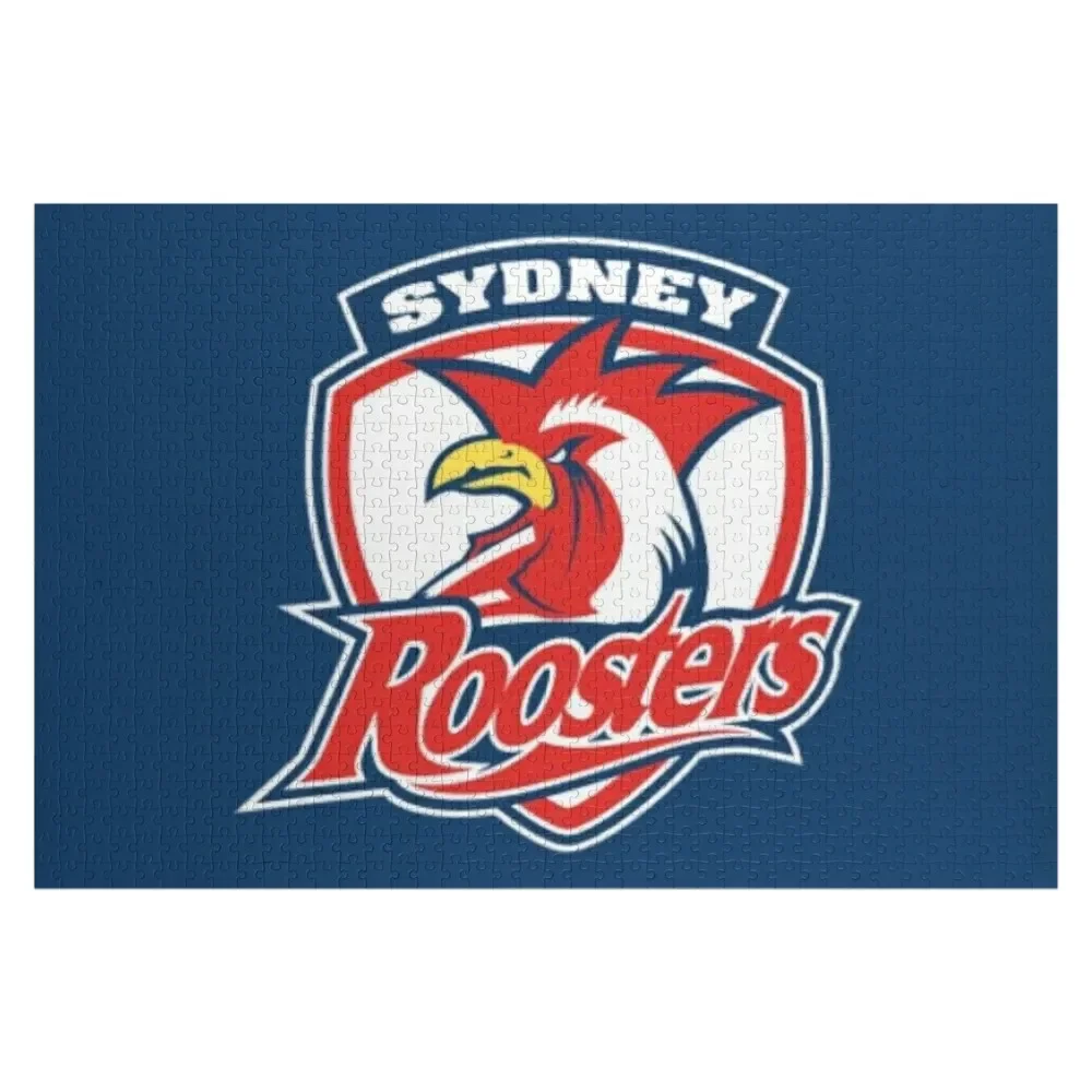 

Sydney Roosters Jigsaw Puzzle Custom Name Wood Toddler Toys Puzzle