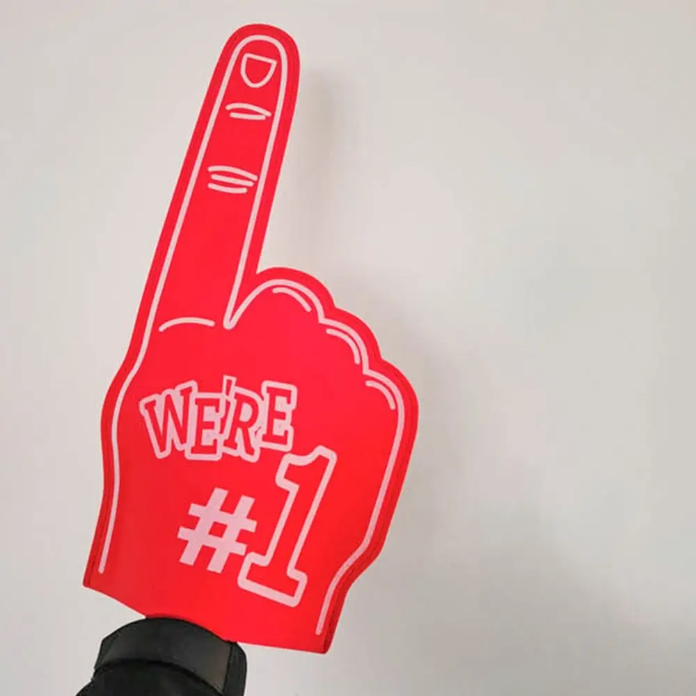 1Pcs Cheerleading Inspiring Giant Foam Finger EVA Atmosphere Cheering Event Cheering Hand Large Foam Foam Gloves