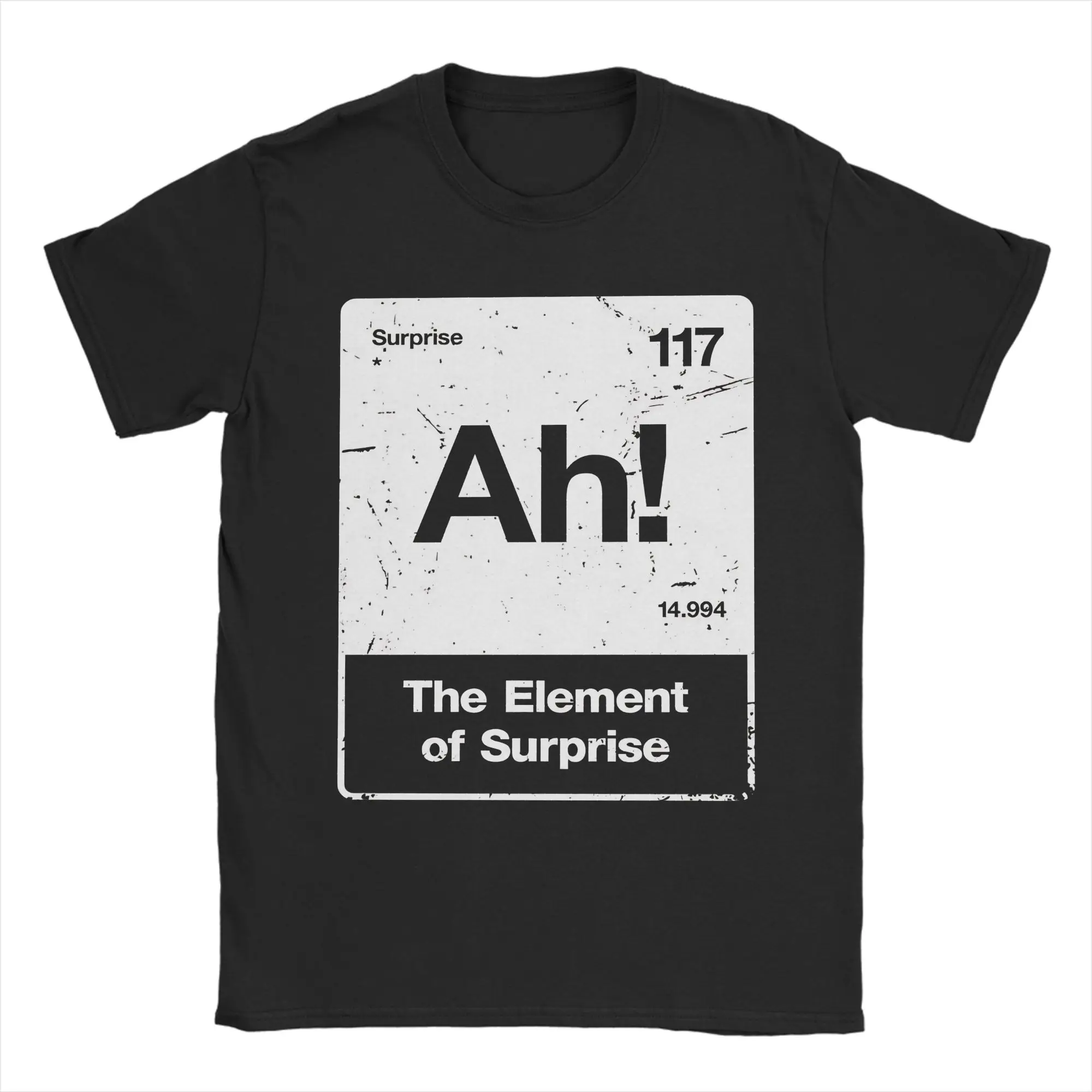 Couple T Shirt Project Hail Mary Ah The Element Of Surprise Periodic Table Nerd T Shirt   Tee Shirt Cotton Clothes Plus Size 5XL