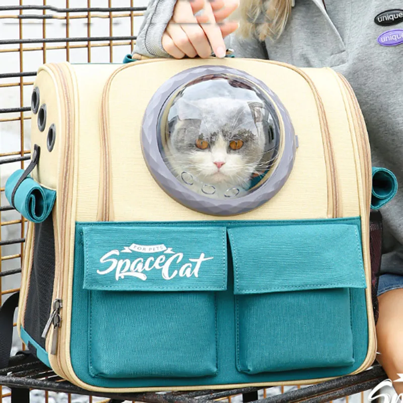 Rabbit Travel Cats Carriers Backpacks Carry Trolley Cute Cats Carriers Outdoor Animal Trasportino Per Gatti Cats Accessories