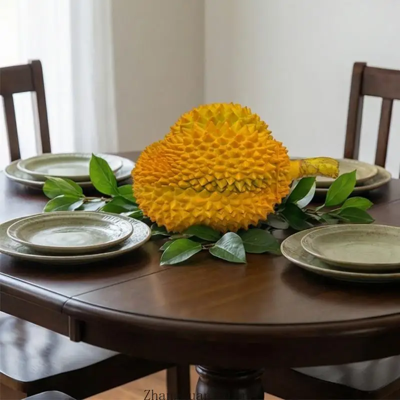 3XUF Simulation Durian Künstliches Simulations-Durian-Fälschungsfruchtmodell für Heimküchen Schrankdekoration – Detail 4