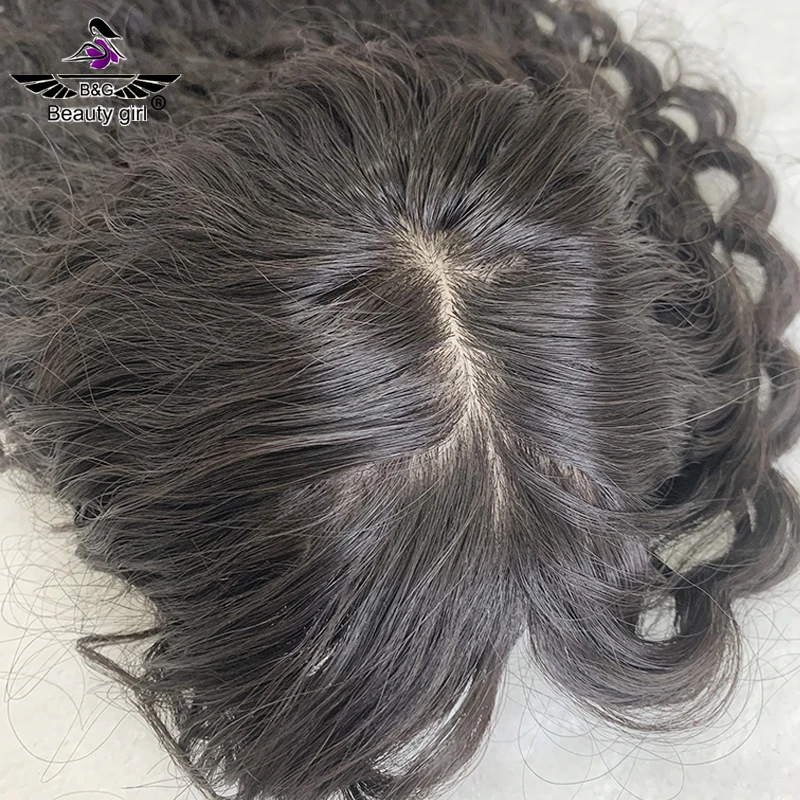 

Fast Shipping In Stock 6*7 8*8 9*9 Remy European Hair Toupee Jewish Kosher Remy Hair Topper Kinky Curly Hair Toppers