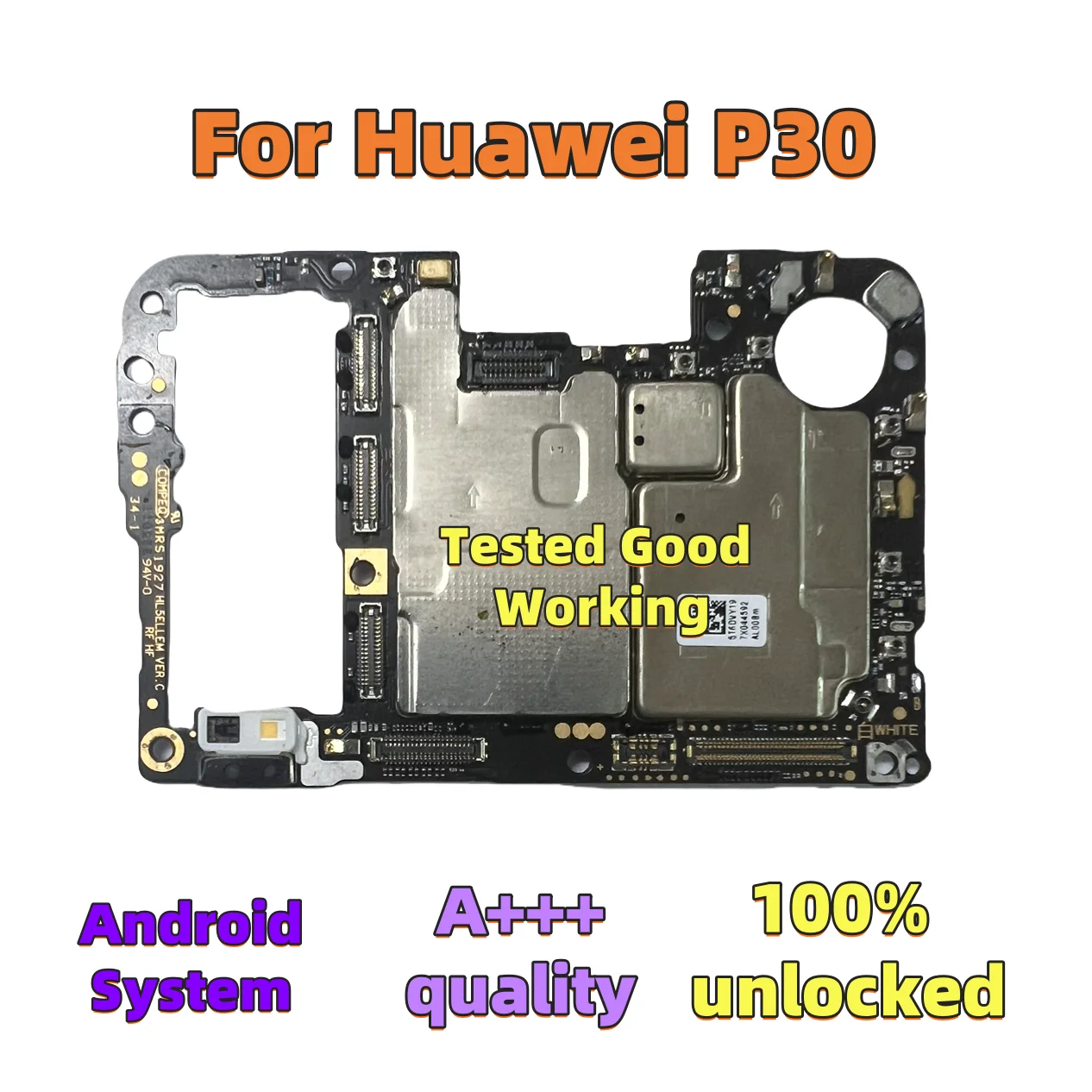 

Original Huawei P30 Mainboard / Logic Board – Dismantled, No Repair, Full Function