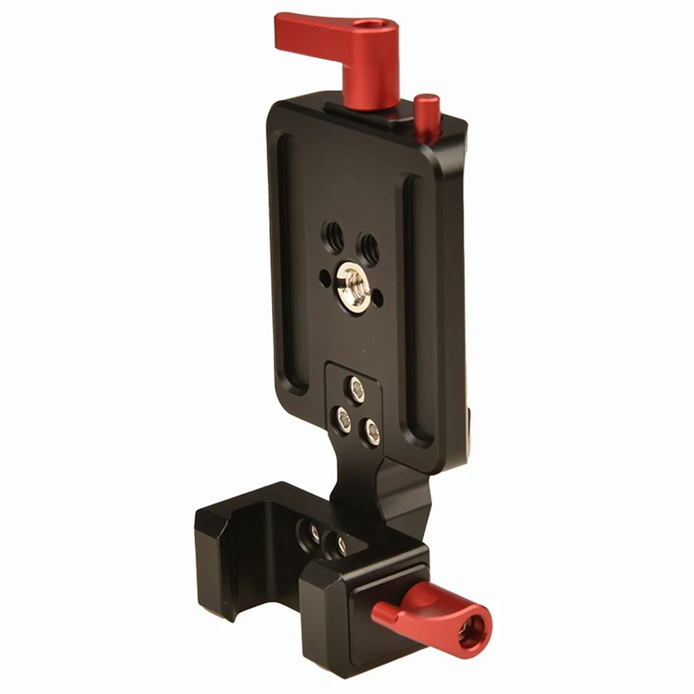 แผ่นยึดราง NATO รางยึด1/4เย็น "3/8" อะแดปเตอร์แนวตั้งสำหรับ DJI RS2 RSC2 RS3 Pro RS3อุปกรณ์ส่วนประกอบแนวตั้ง